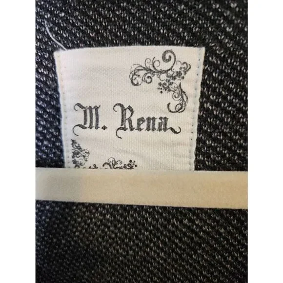 M. Rena black and gray coatagan. Size L. - Picture 3 of 4